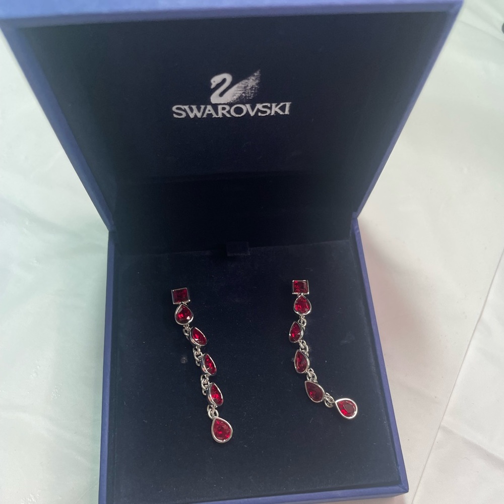 Swarovski Hedge Drop Earrings